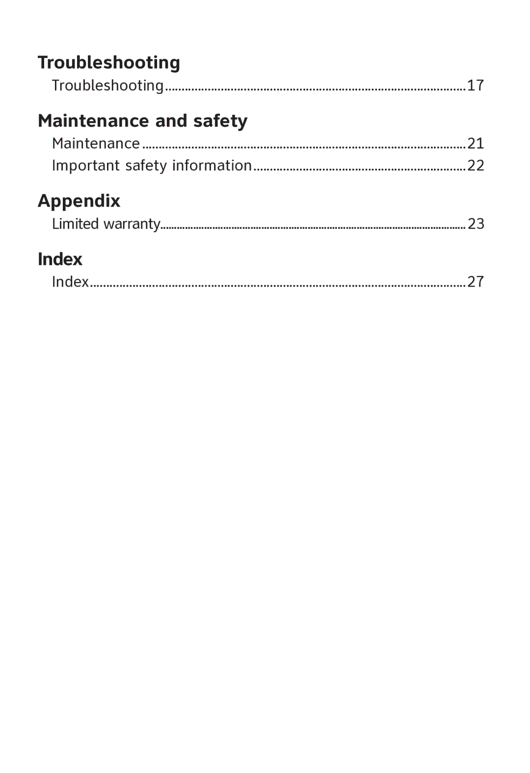 AT&T TL7000 user manual Troubleshooting 