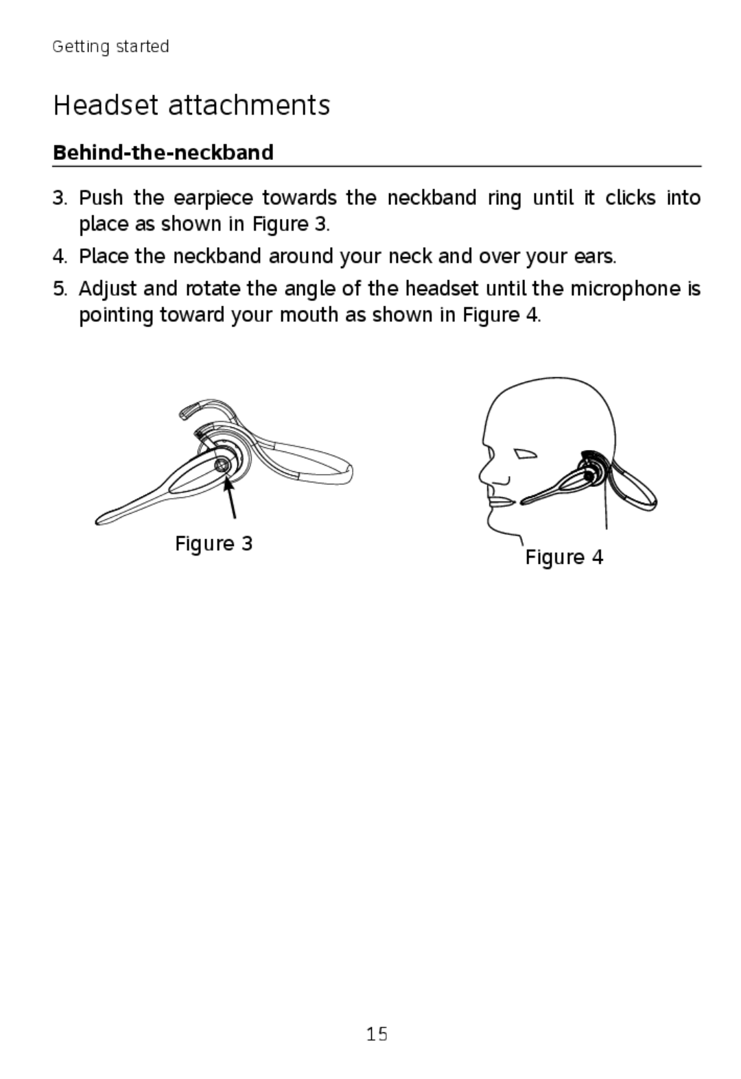 AT&T TL7600 user manual Headset attachments 