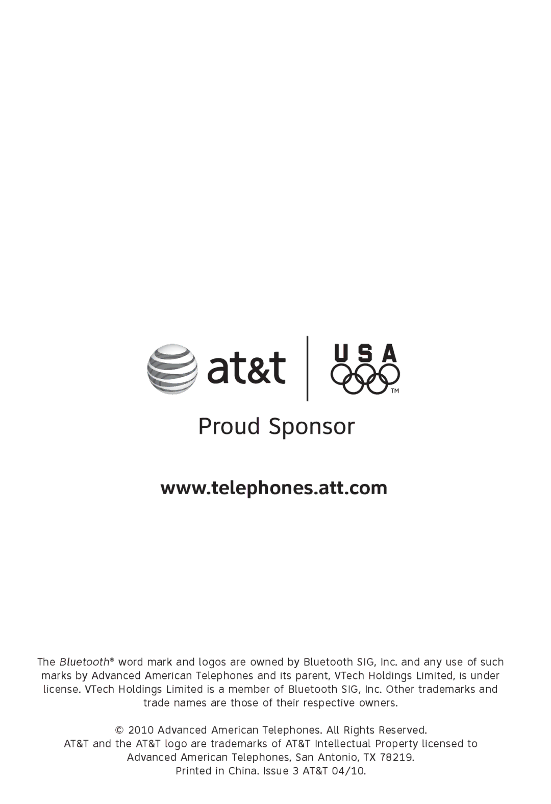 AT&T TL86109, TL86009, TL 86009 user manual 