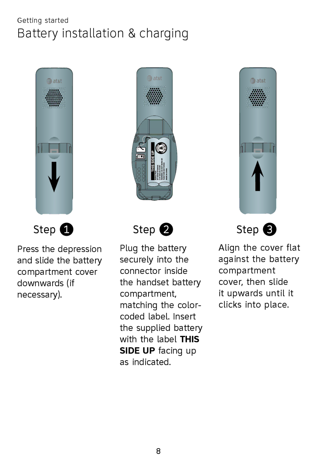 AT&T TL90078 user manual Step 