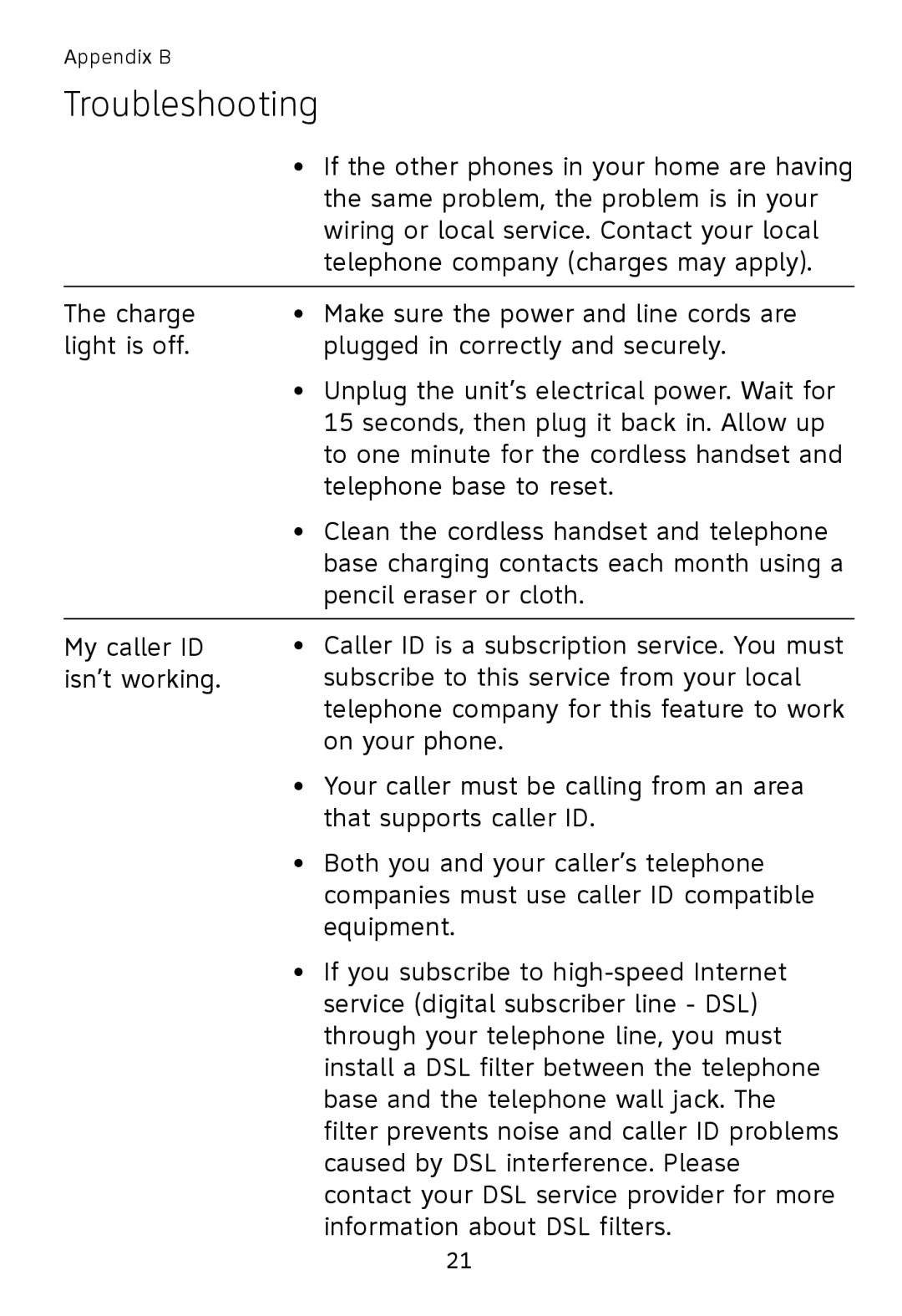 AT&T TL90078 user manual If the other phones in your home are having 