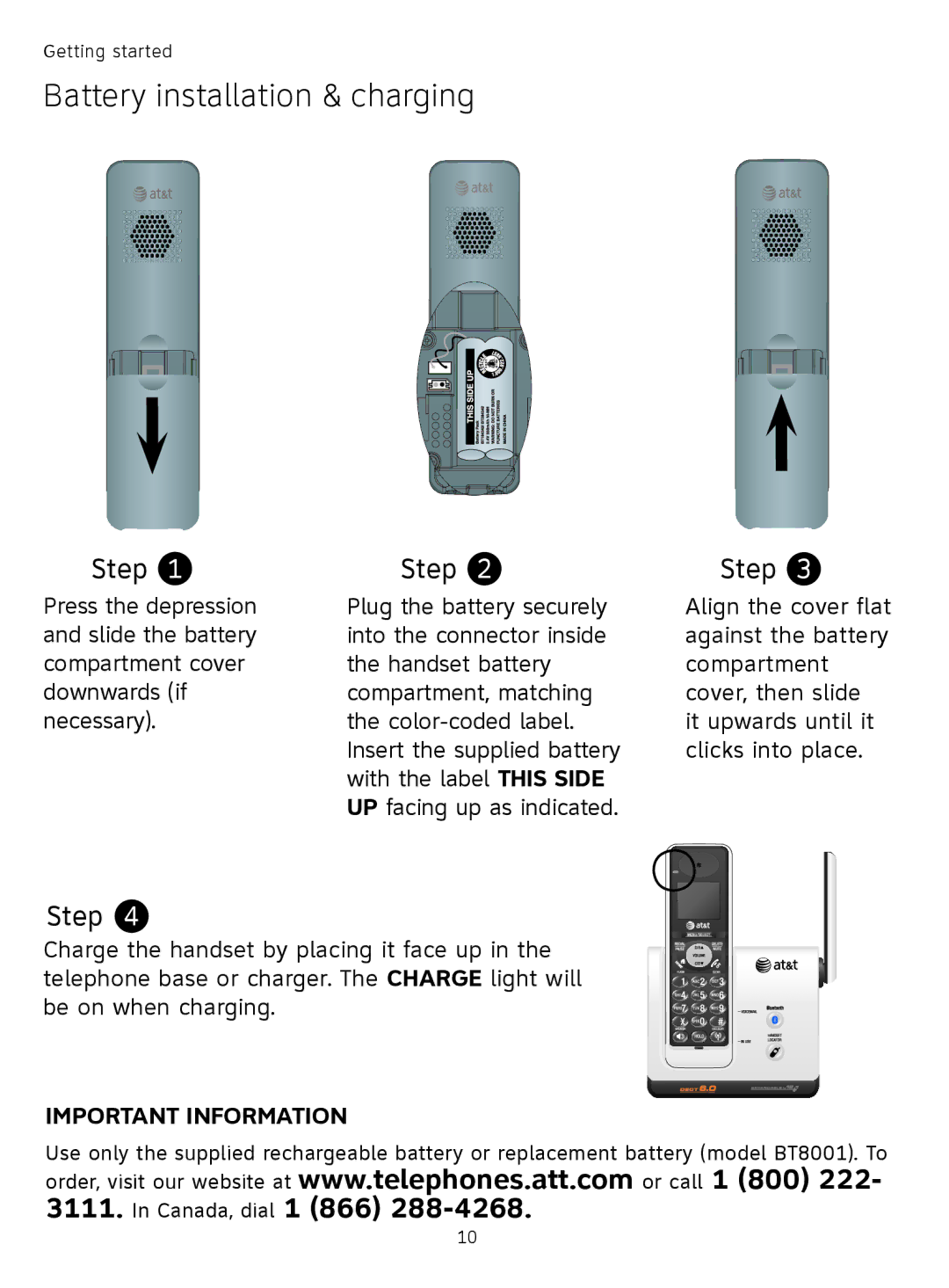 AT&T TL91278, TL9178, TL91378, TL91178 user manual Step 