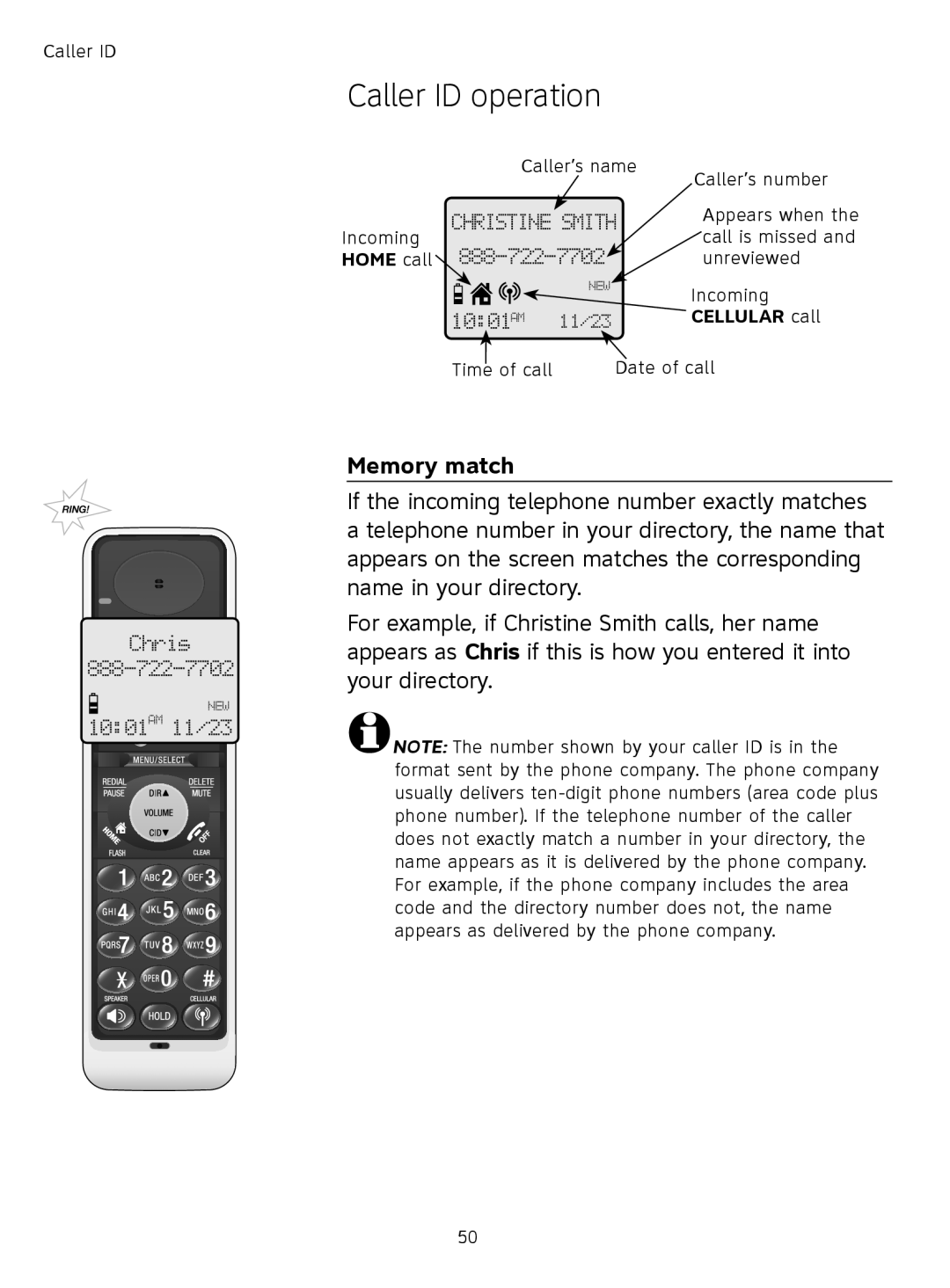 AT&T TL91278, TL9178, TL91378, TL91178 user manual Memory match 