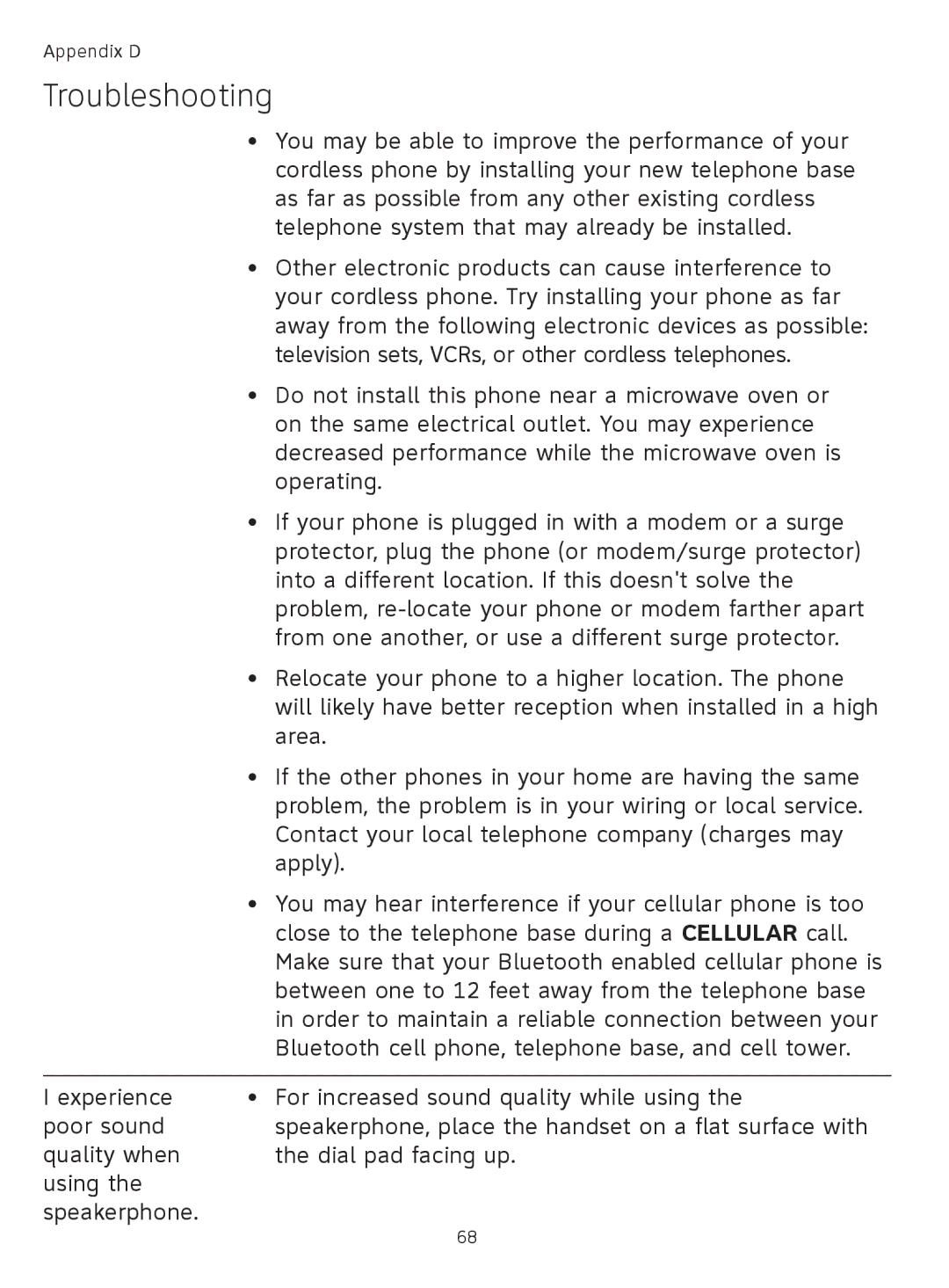 AT&T TL91378, TL9178, TL91178, TL91278 user manual Troubleshooting 