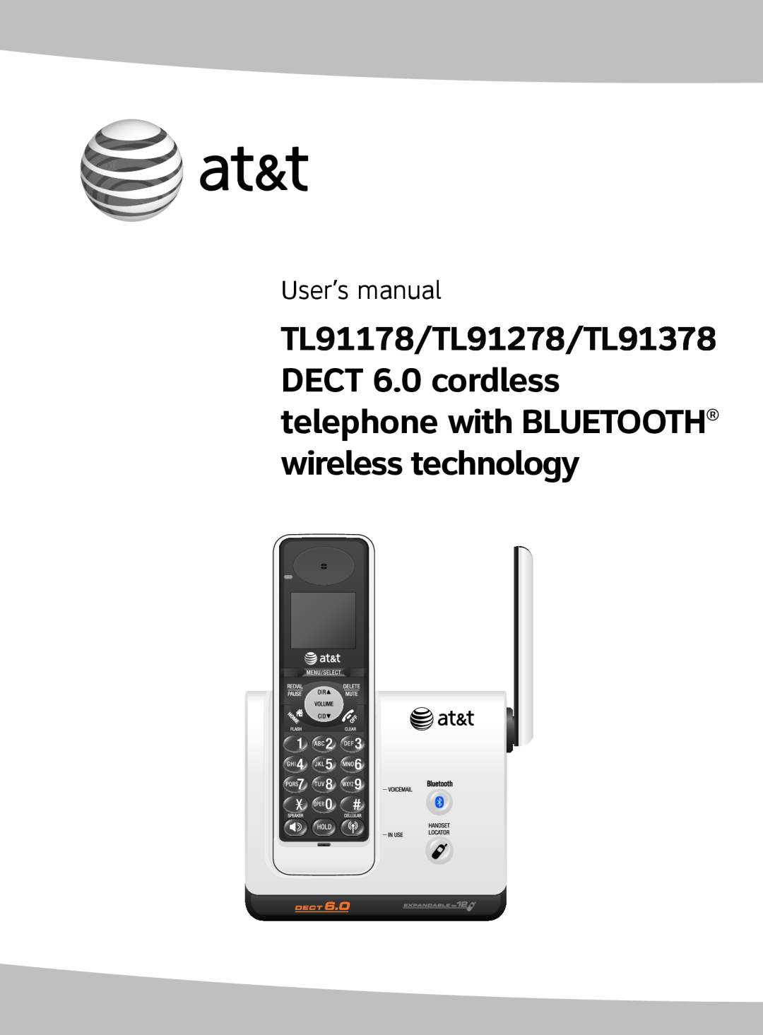 AT&T TL91378, TL9178, TL91178, TL91278 user manual User’s manual 