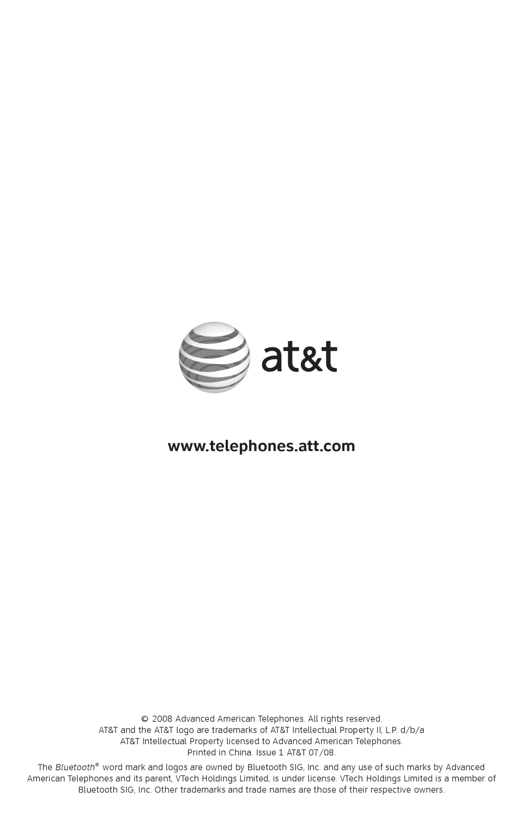 AT&T TL9228, TL9278 user manual 