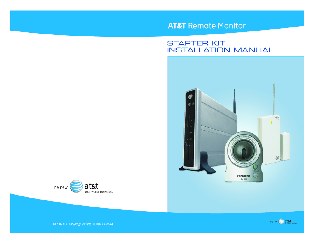 AT&T XG1000 installation manual Starter KIT Installation Manual 