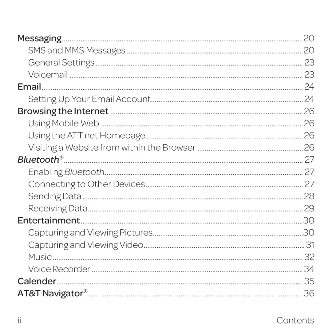 AT&T Z432 manual Visiting a Website from within the Browser 