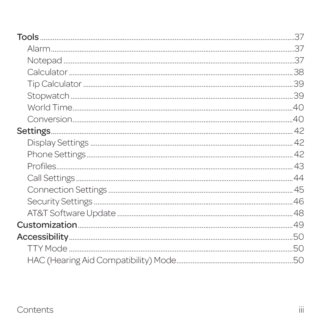 AT&T Z432 manual HAC Hearing Aid Compatibility Mode 