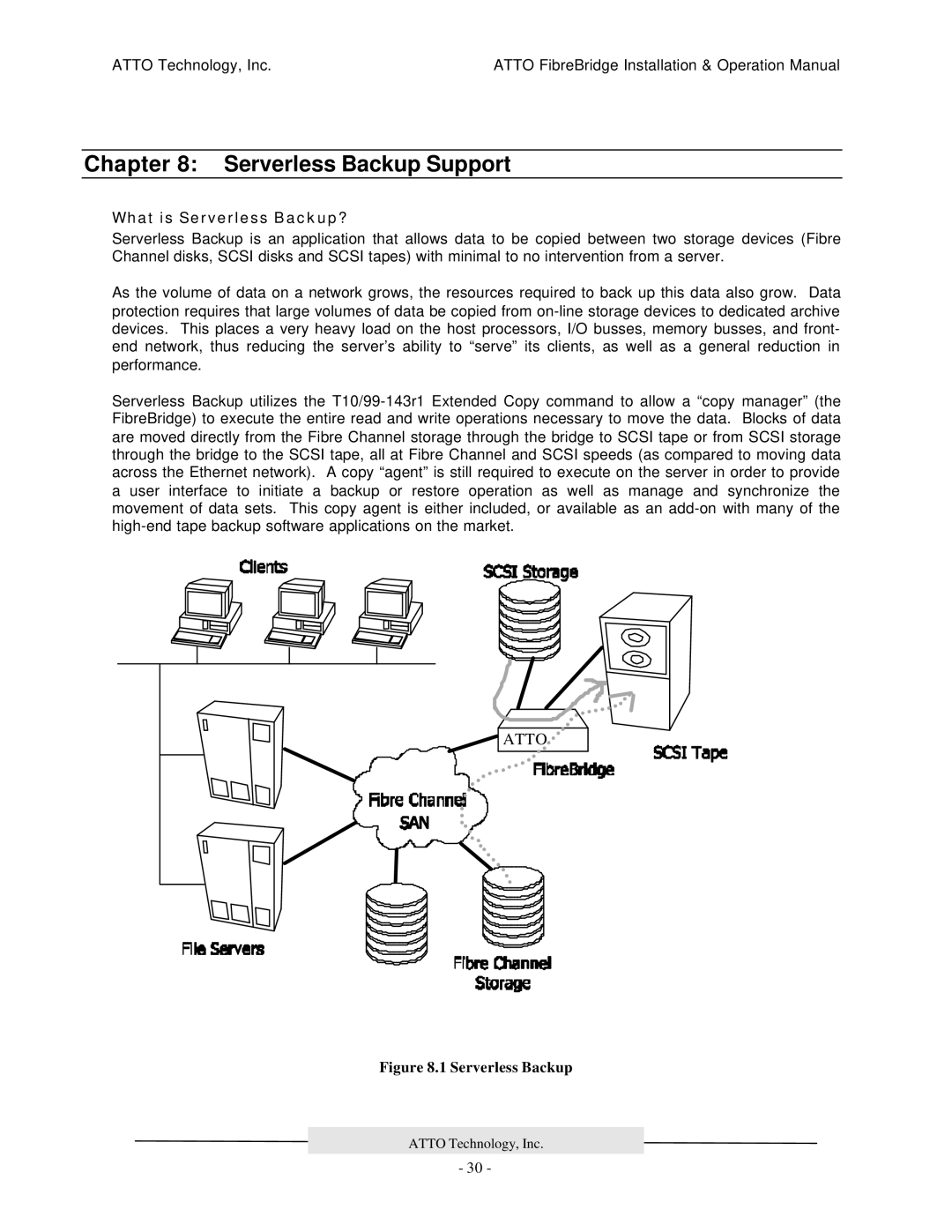 ATTO Technology 2200R/D, 3200R, 2100R manual Serverless Backup Support, What is Serverless Backup? 