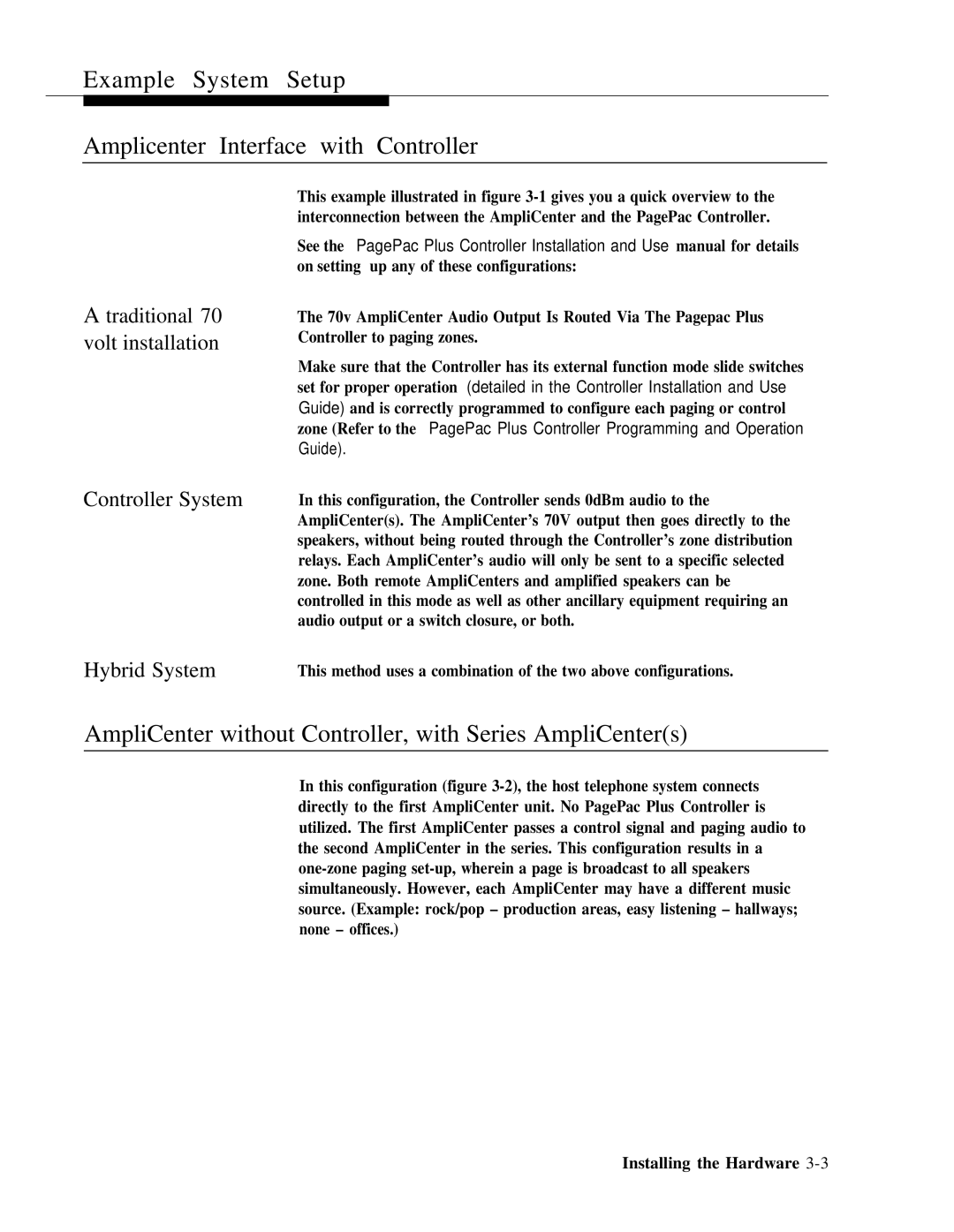 ATTO Technology 463-248-202 manual Example System Setup Amplicenter Interface with Controller 