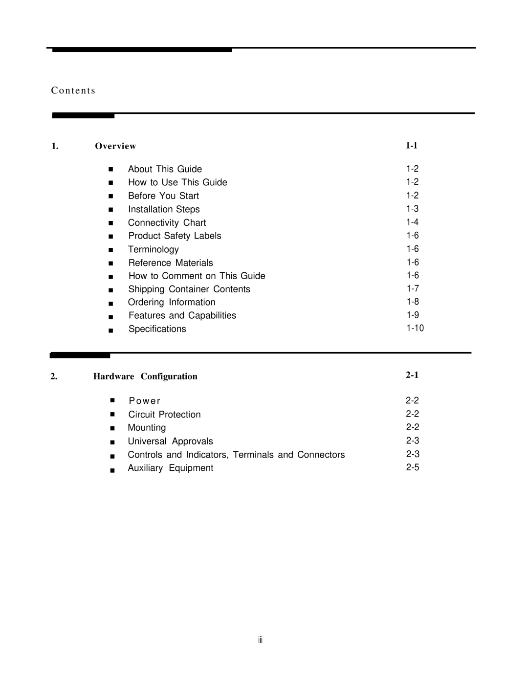 ATTO Technology 463-248-202 manual N t e n t s, Overview 