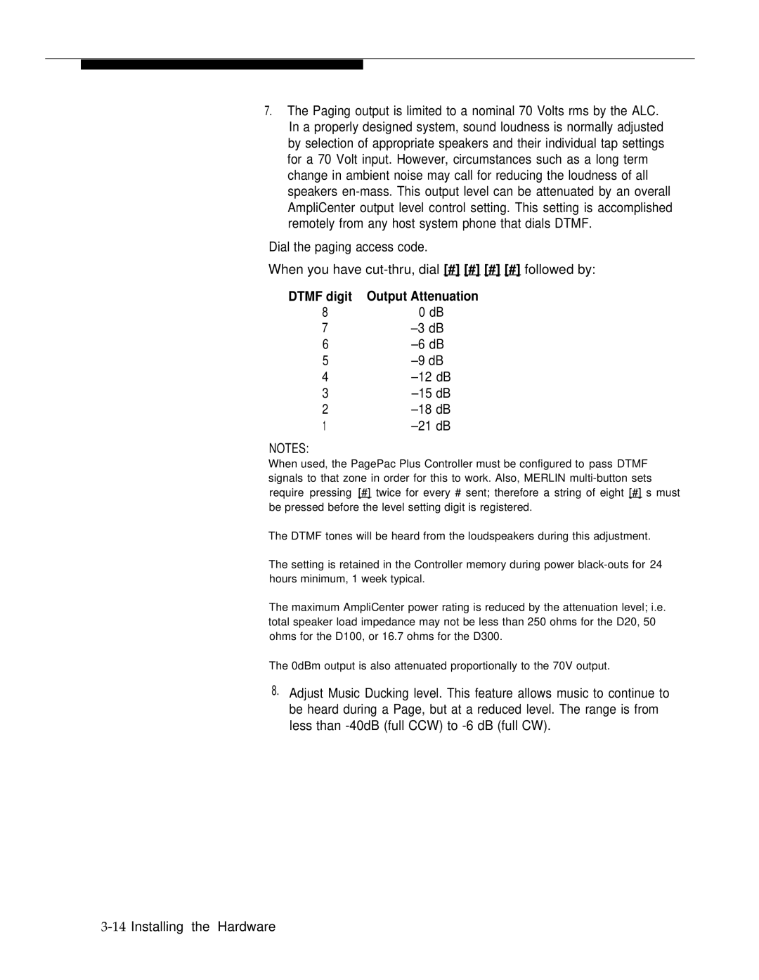 ATTO Technology 463-248-202 manual Dtmf digit 