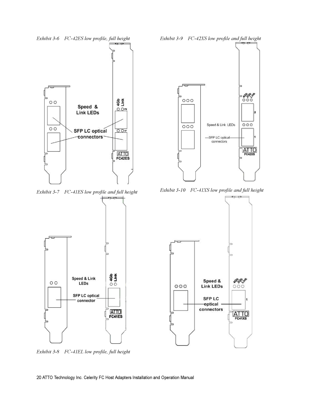 ATTO Technology FC-84EN, FC-82EN, FC-81EN operation manual 