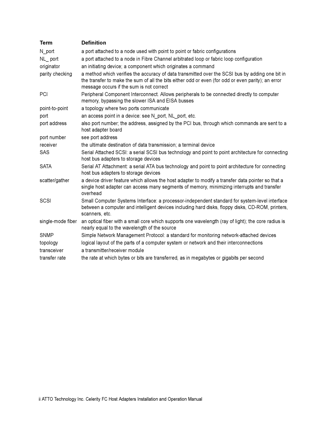 ATTO Technology FC-82EN, FC-84EN, FC-81EN operation manual Pci 