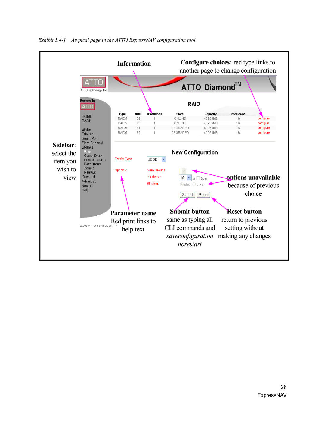 ATTO Technology S-Class manual Information Sidebar 