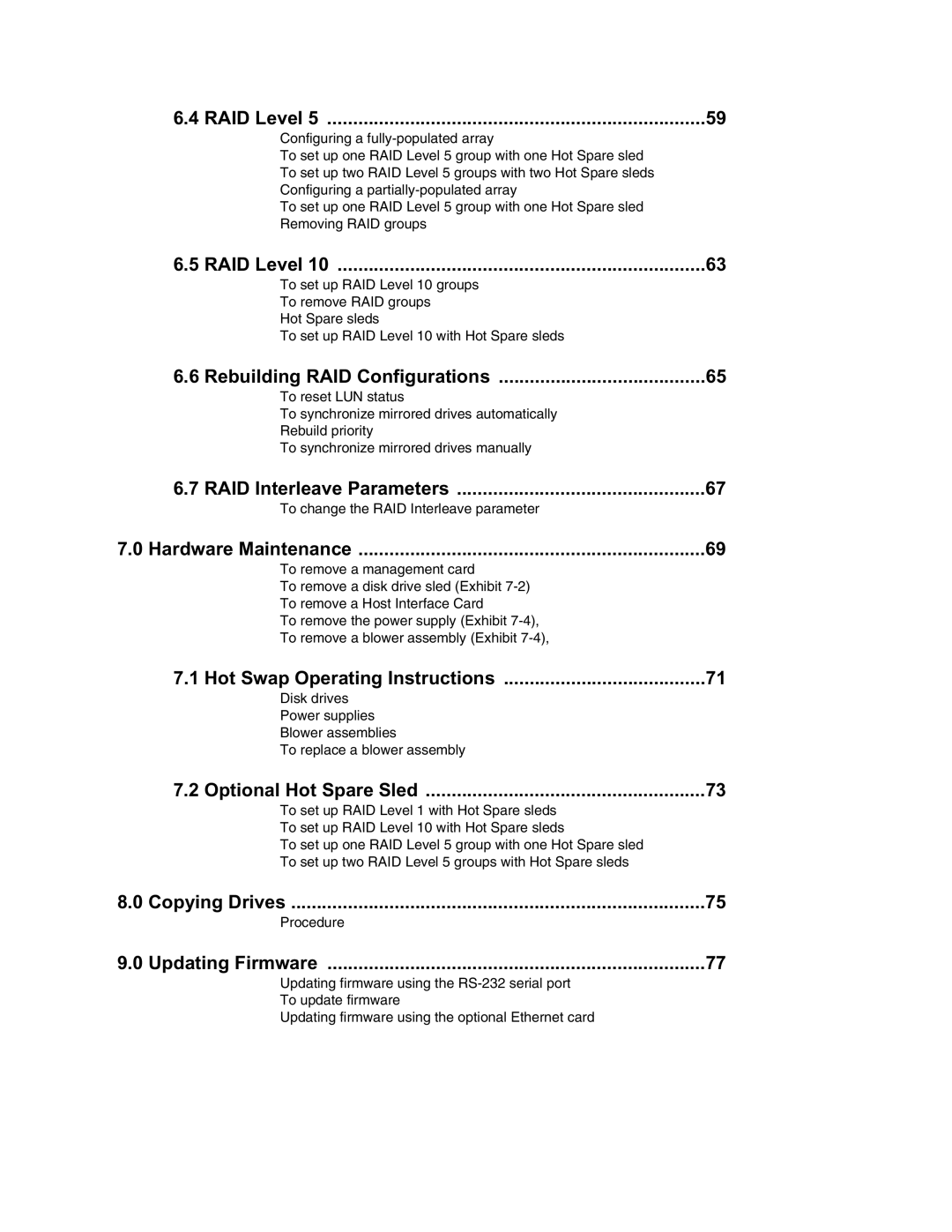 ATTO Technology S-Class manual RAID Interleave Parameters 