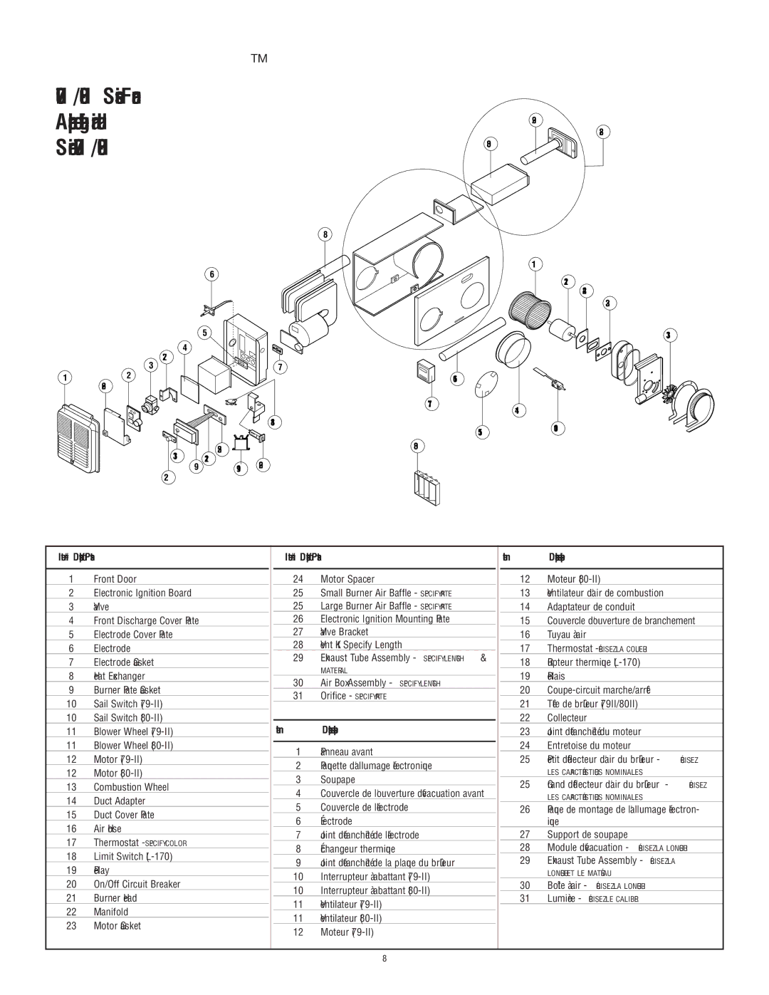 Atwood Mobile Products 8012-II, 7916-II, 7920-II, MPD 32072 installation manual Hydro flameTM 