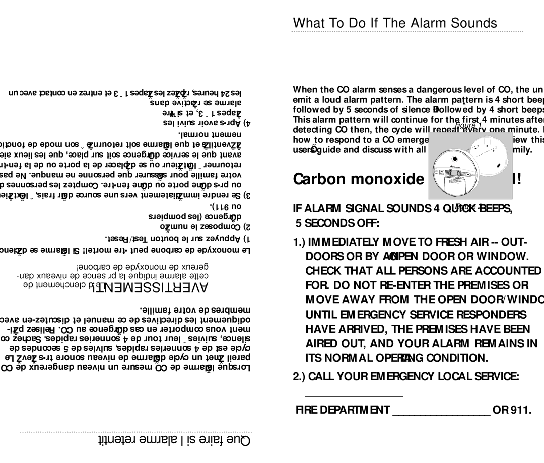 Atwood Mobile Products KN-COPP-B manual Carbon monoxide can be fatal 