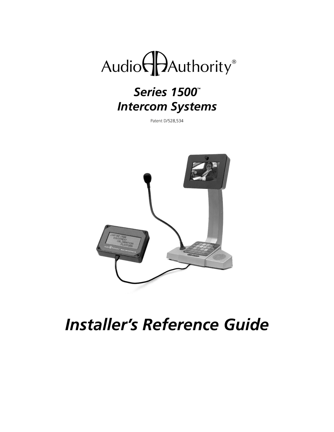 Audio Authority Series 1500 manual Installer’s Reference Guide 