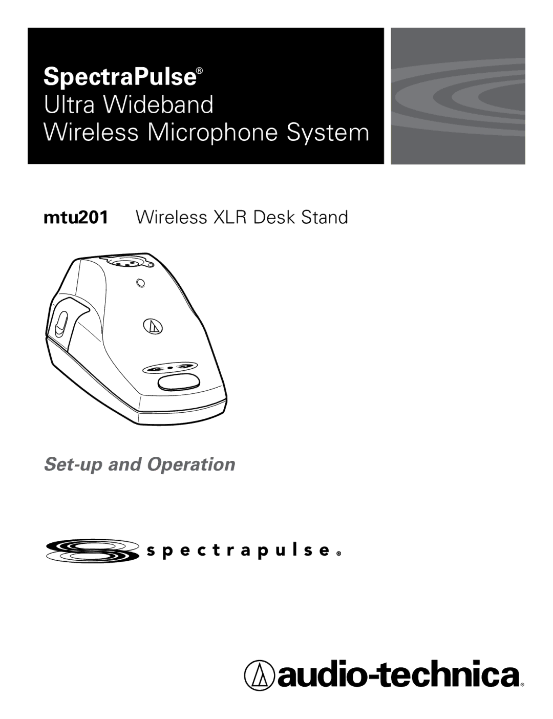 Audio-Technica mtu201 manual SpectraPulse 