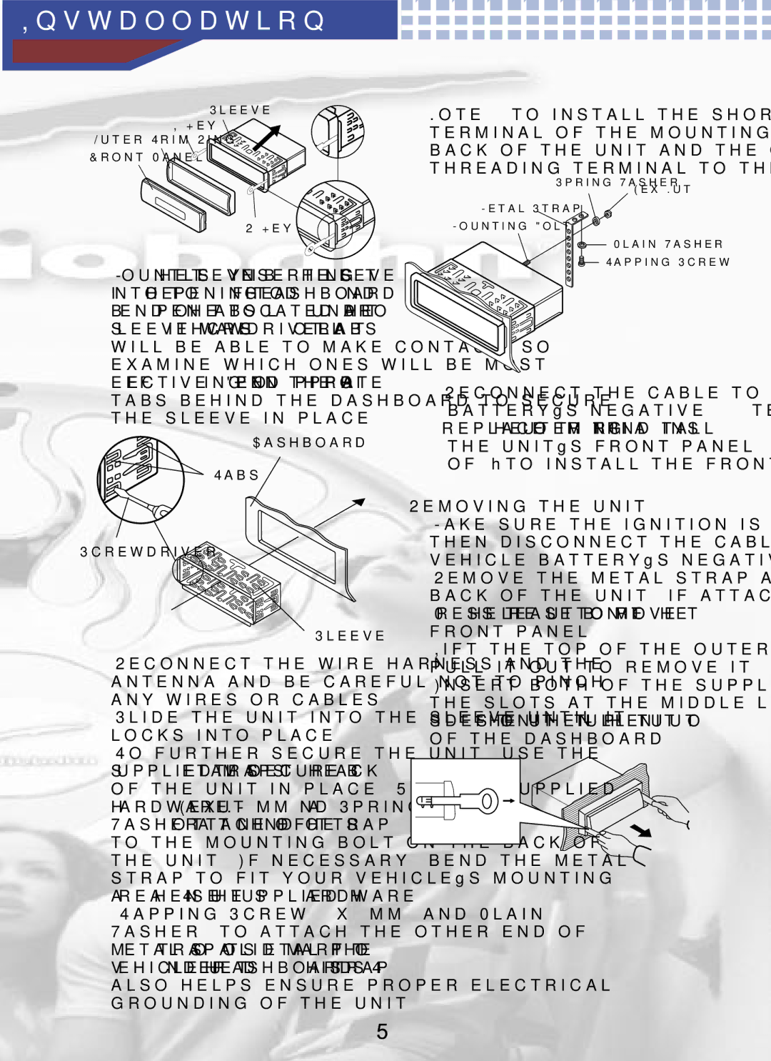 AudioBahn A1150N manual Installation 