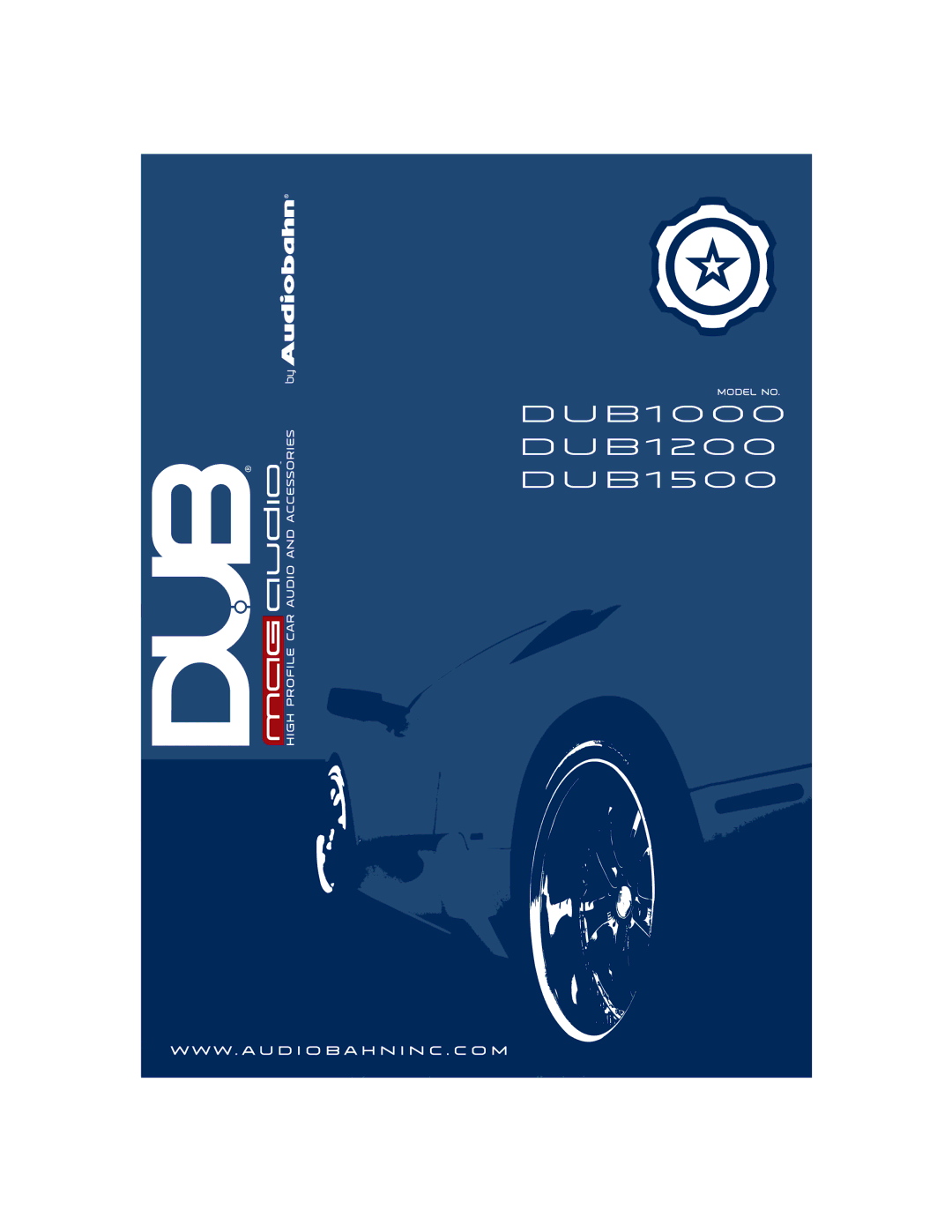 AudioBahn DUB1000, DUB1200, DUB1500 manual 