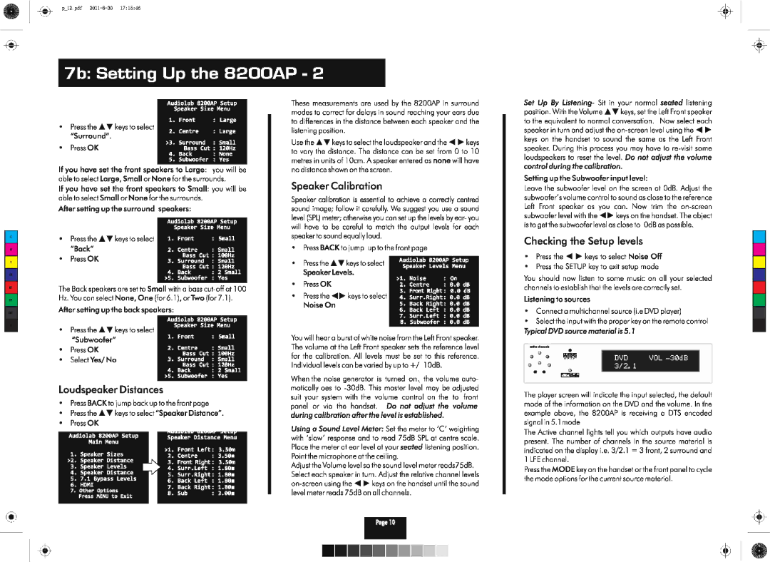 Audiolab 8200AP manual 