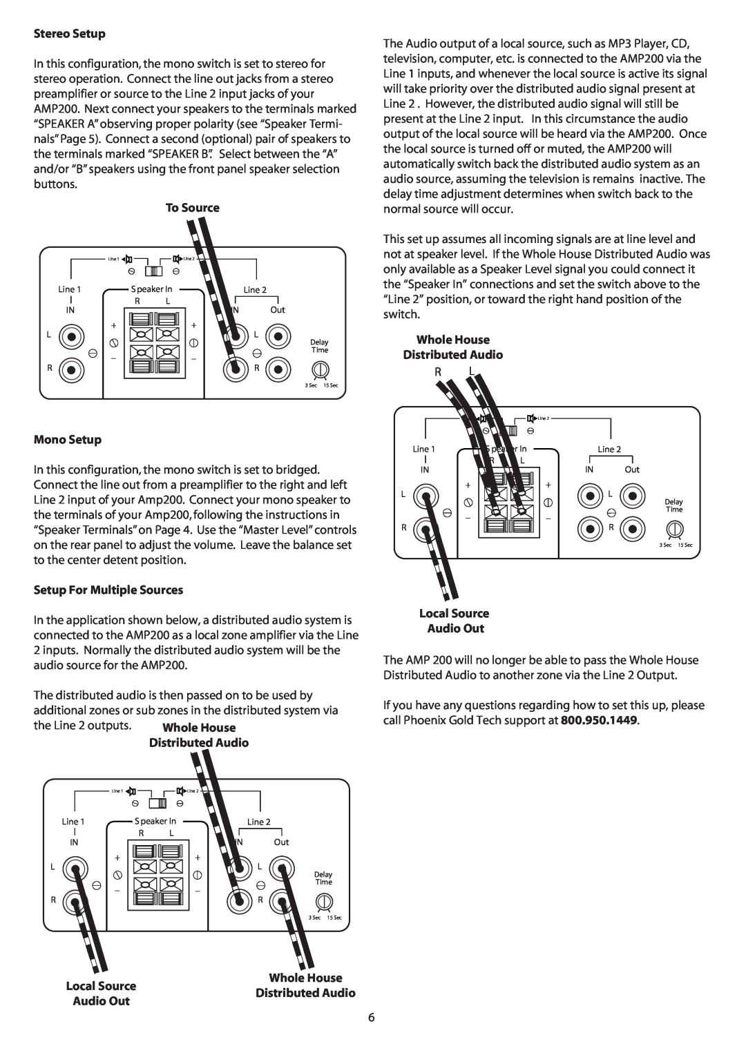 AudioSource AMP200 owner manual Stereo Setup 