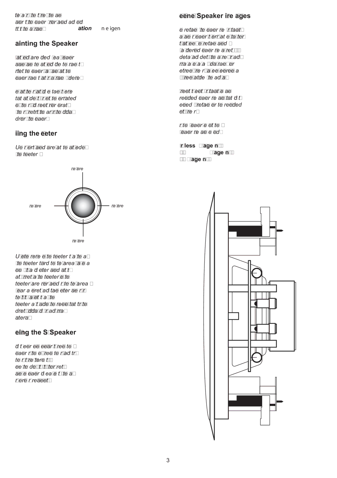 AudioSource AS5c 5.25 2-Way In-Ceiling Speakers, AS5C Painting the Speaker, Aiming the Tweeter, Removing the AS5c Speaker 