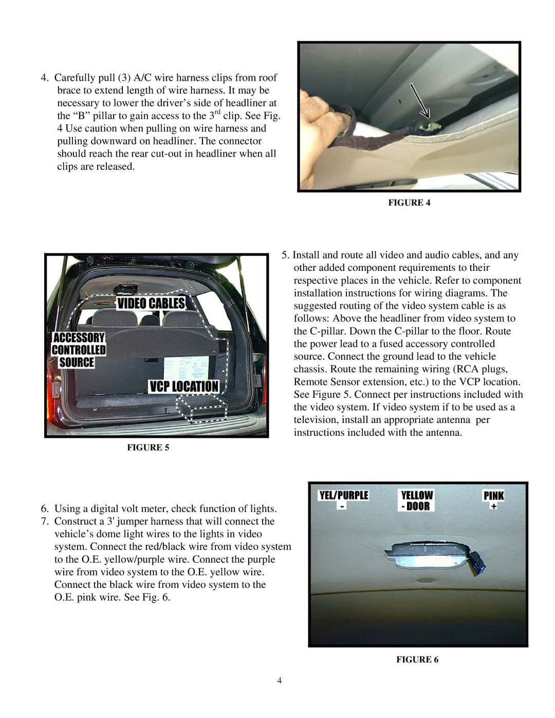 Audiovox 1187001PL installation instructions 