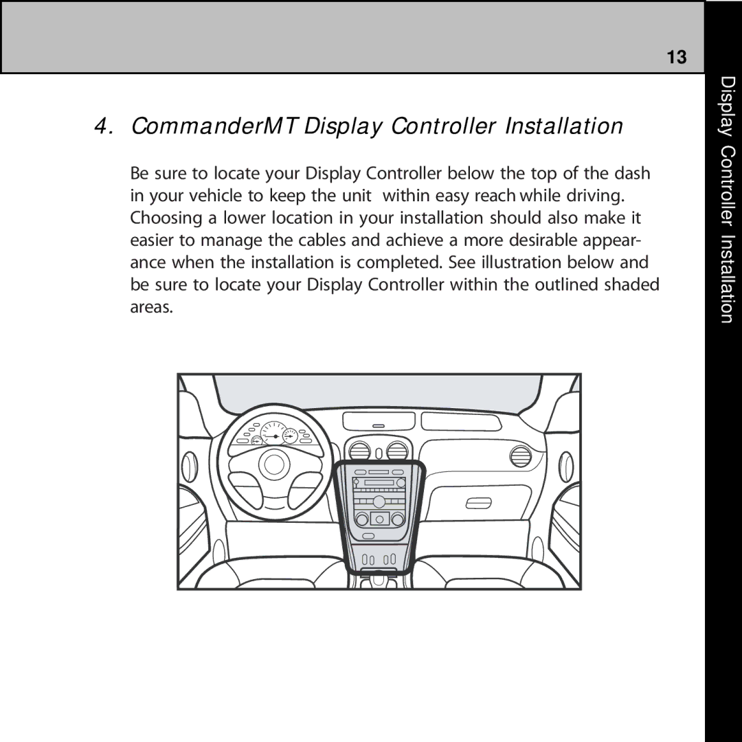 Audiovox 128-7902A manual CommanderMT Display Controller Installation 