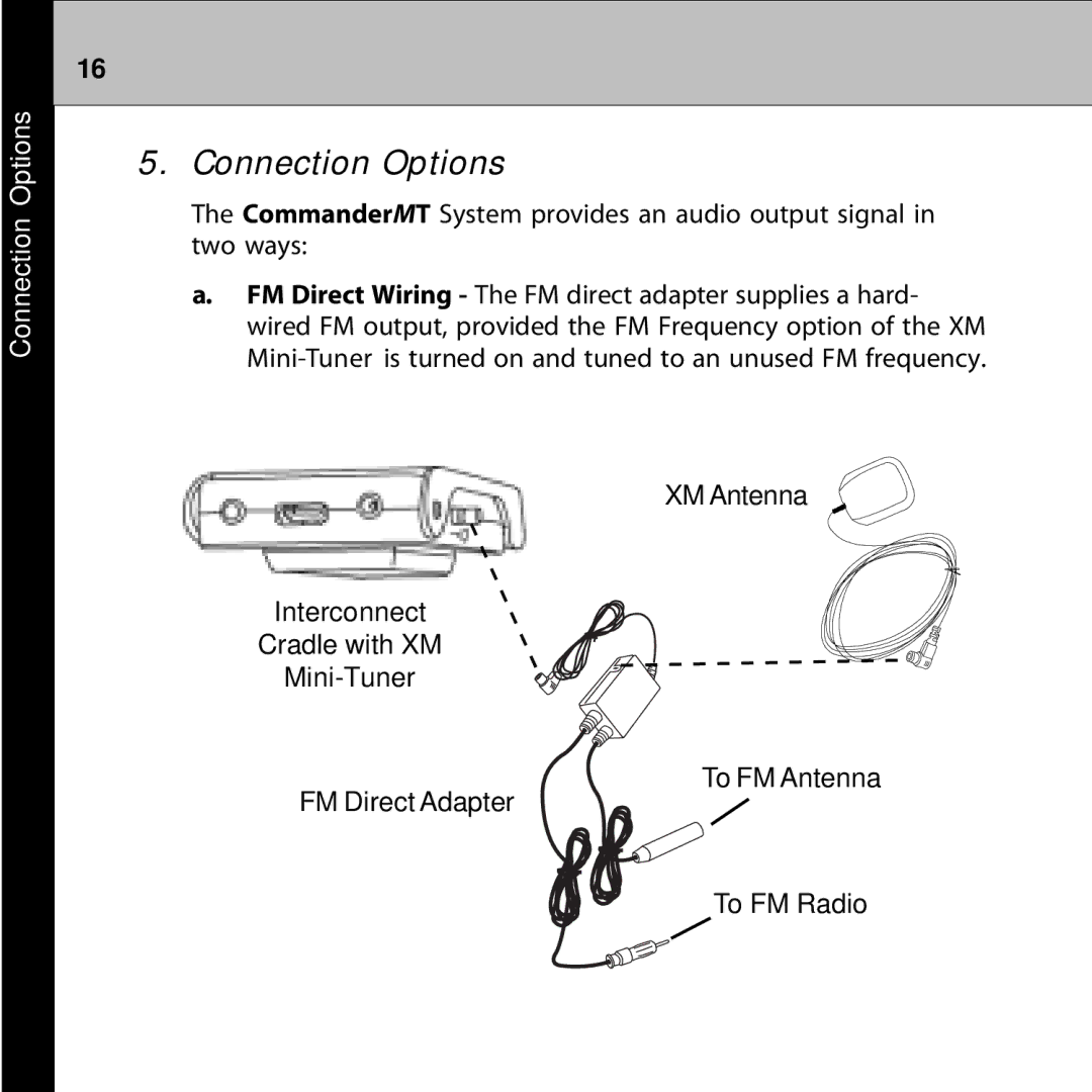 Audiovox 128-7902A manual Connection Options 