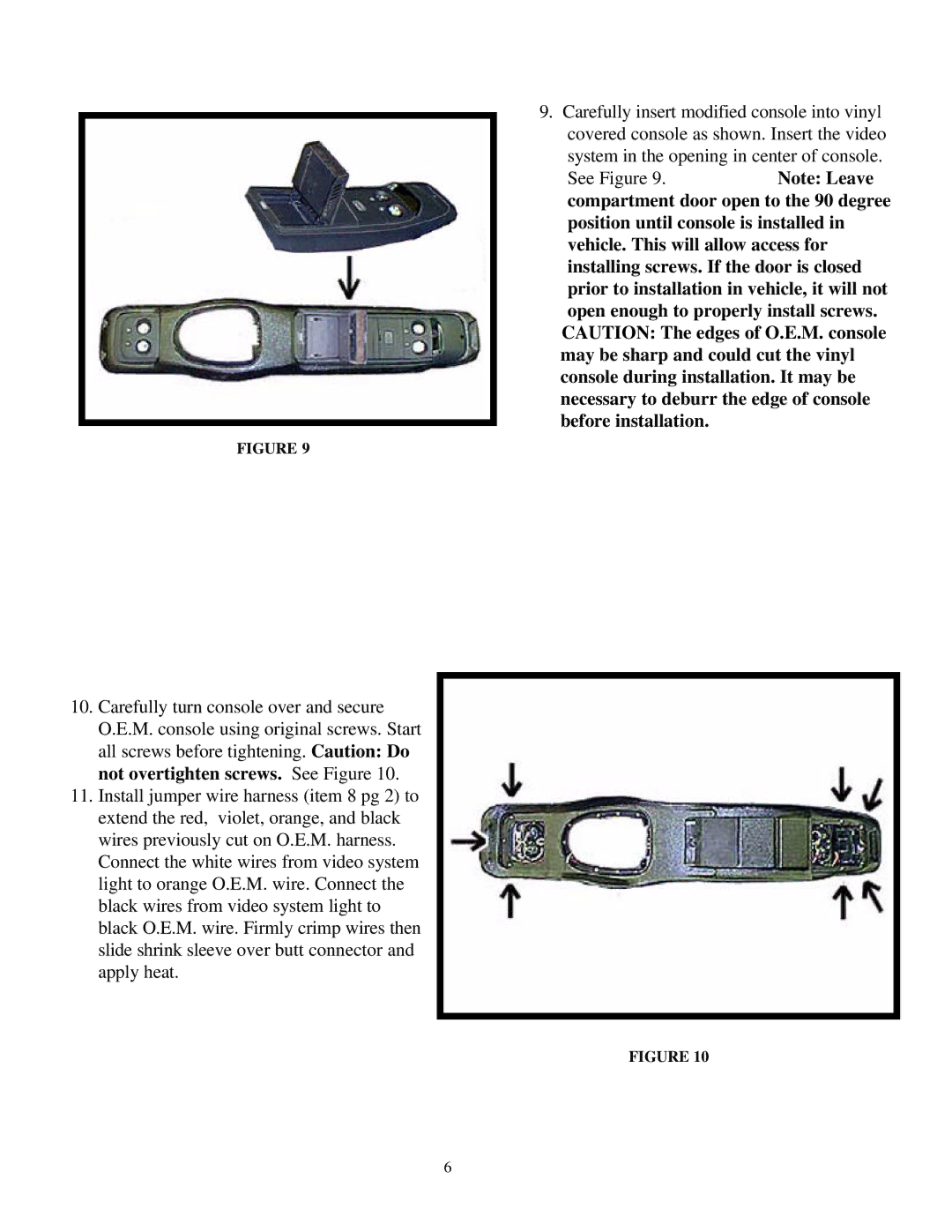 Audiovox 50-0244x-001 SERIES, 50-0244x-018 SERIES, 50-0244x-019 SERIES installation instructions 