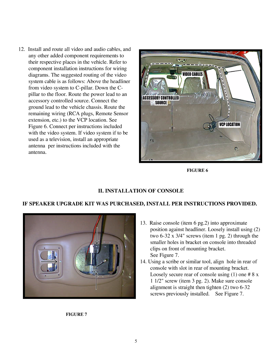 Audiovox 50-0300A-002 SERIES, 50-0300A-014 SERIES installation instructions 