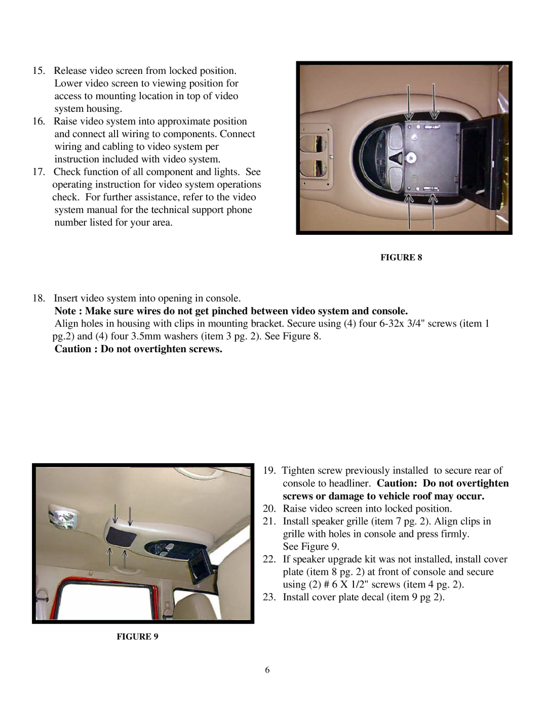 Audiovox 50-0300A-014 SERIES, 50-0300A-002 SERIES installation instructions 