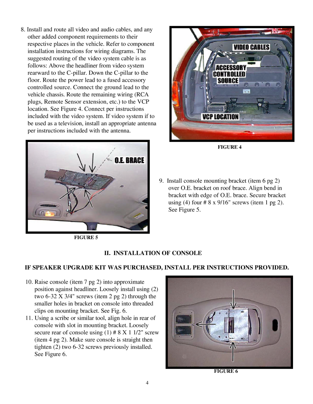 Audiovox 50-0311x-015 Series installation instructions 