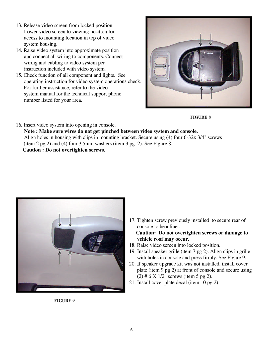 Audiovox 640, 650 installation instructions 