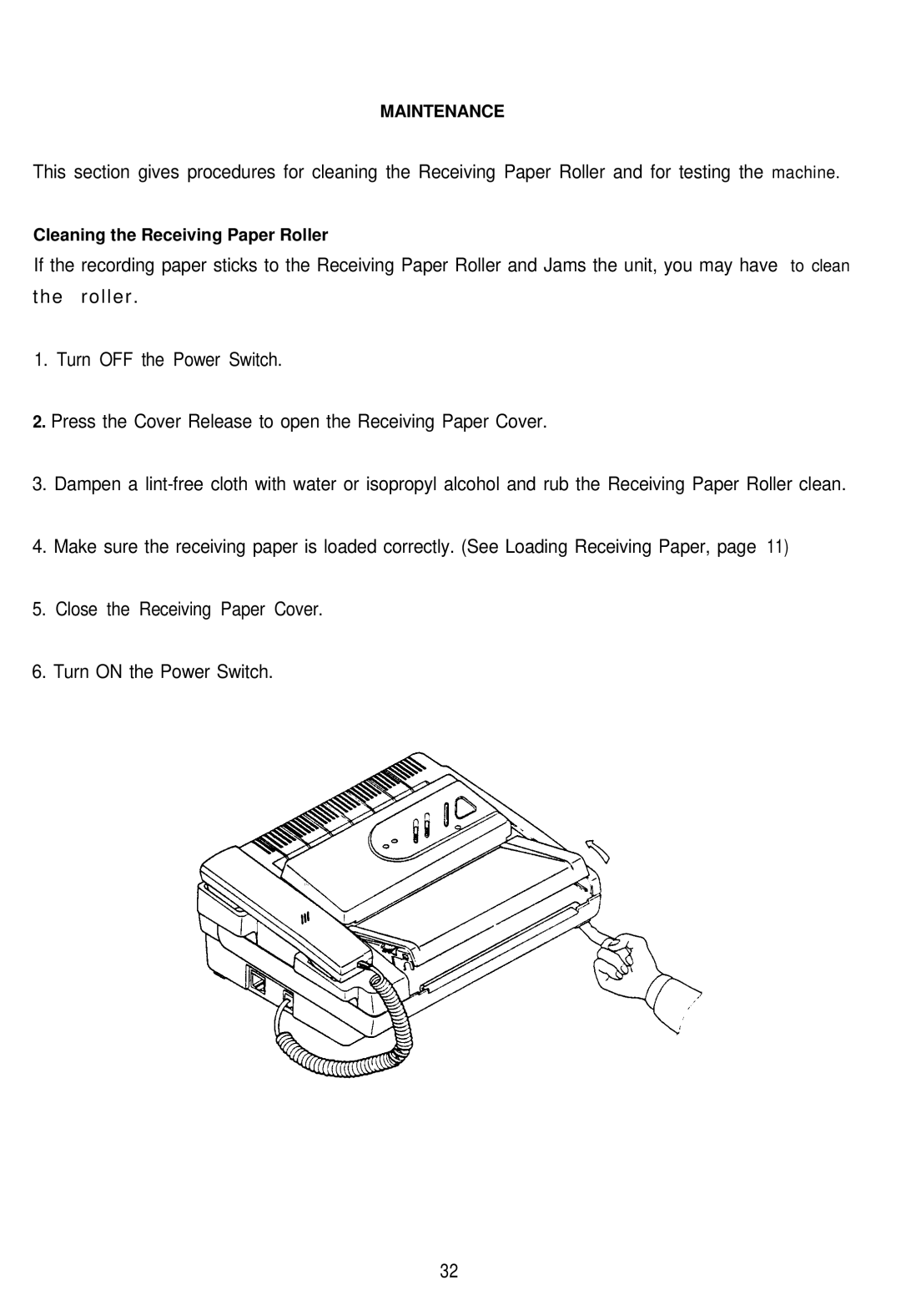 Audiovox AFX-1000 operation manual Maintenance 