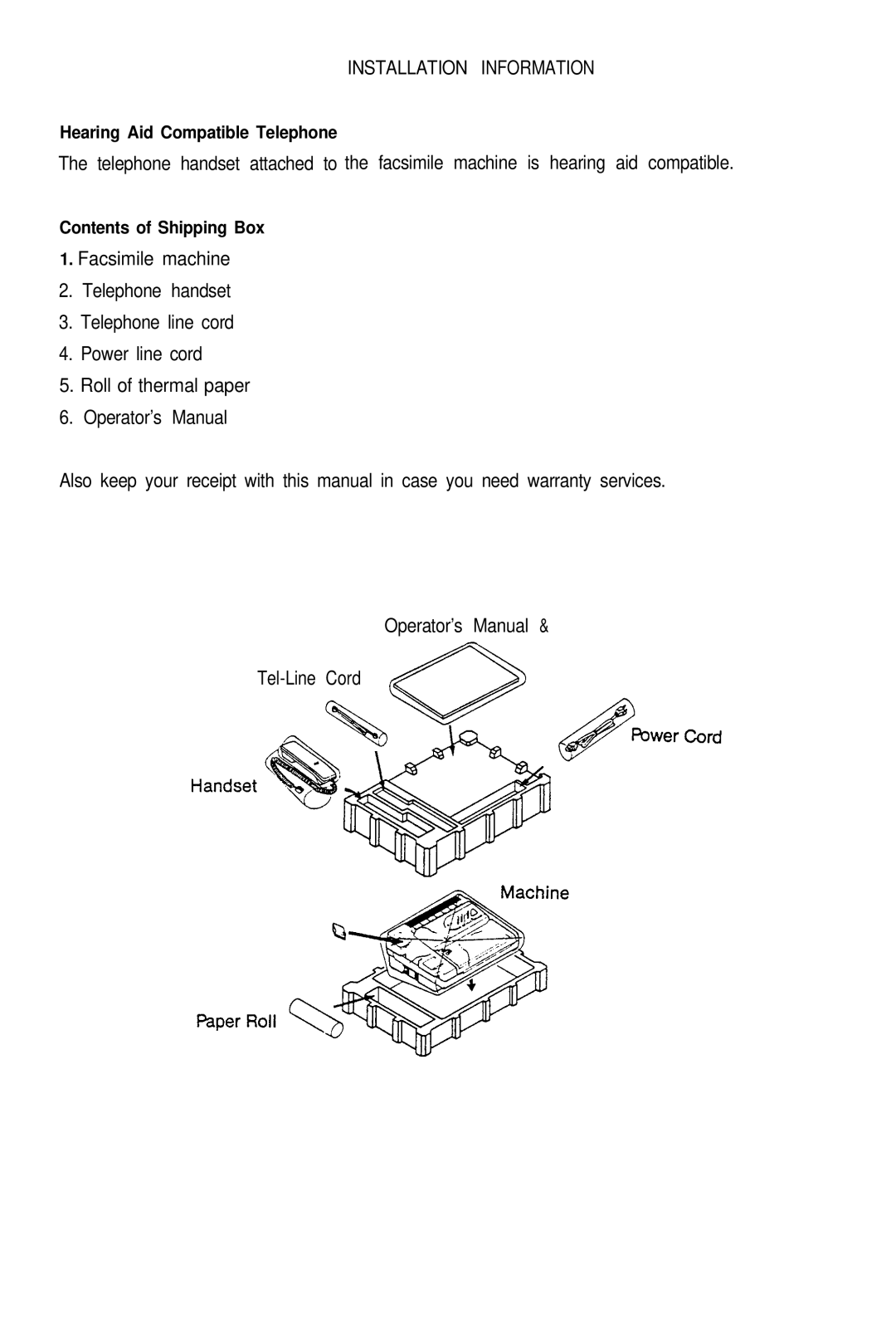 Audiovox AFX-1000 operation manual Installation Information 