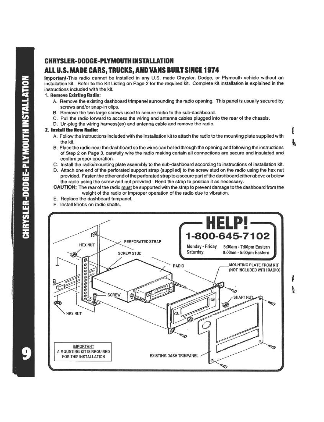 Audiovox AV-970 manual 