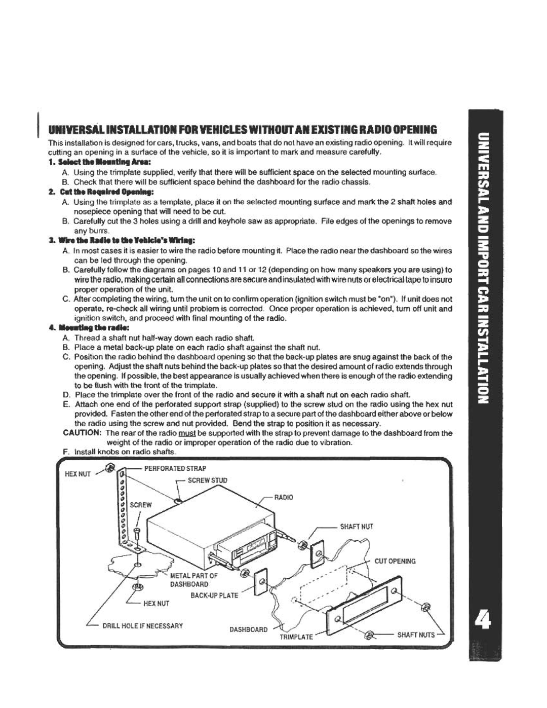 Audiovox AV-970 manual 