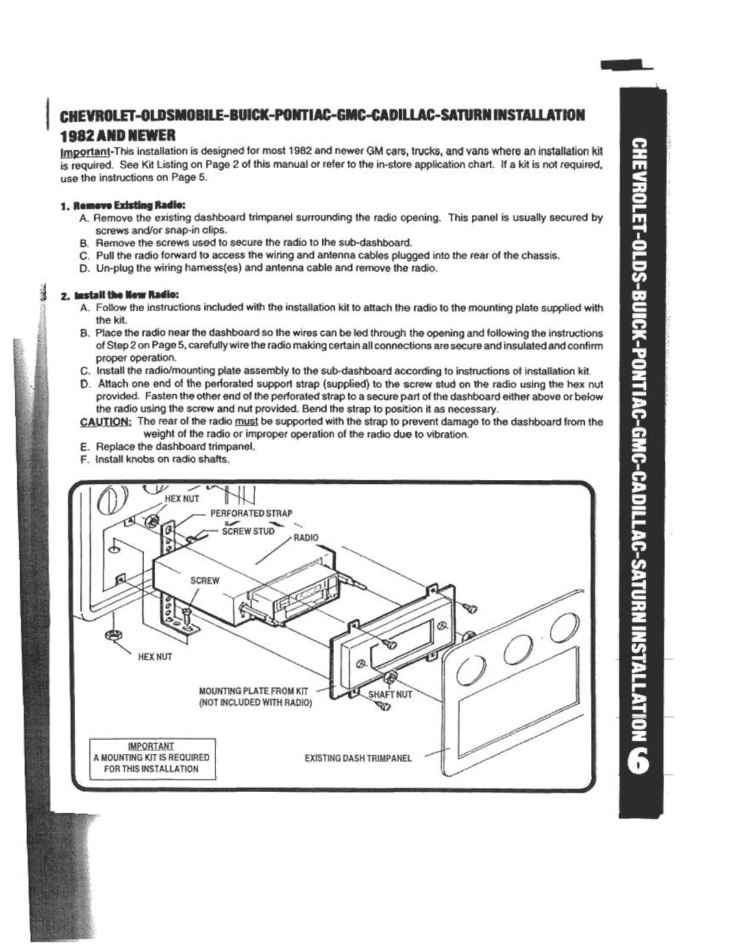 Audiovox AV-970 manual 