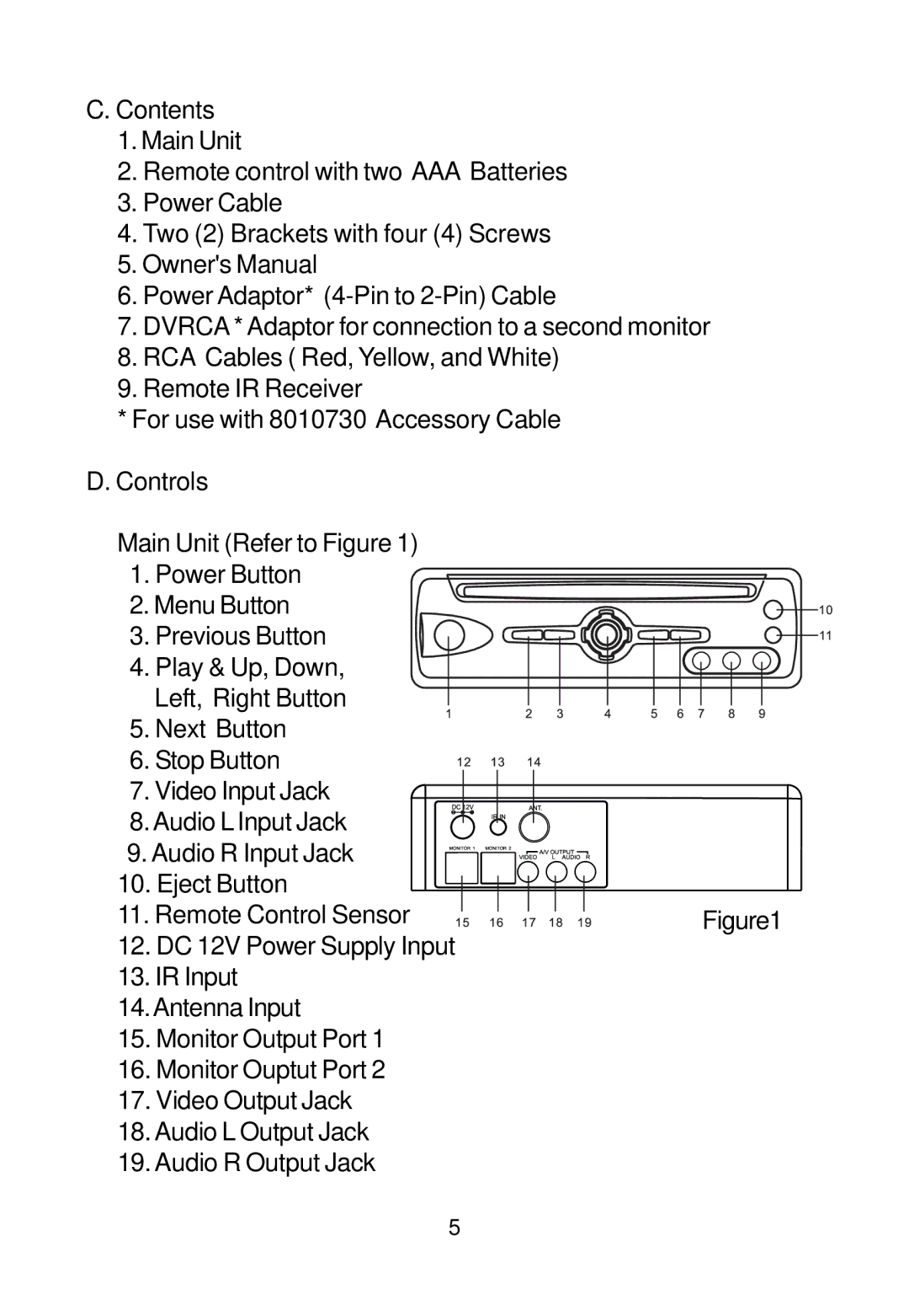 Audiovox AVD300T owner manual 