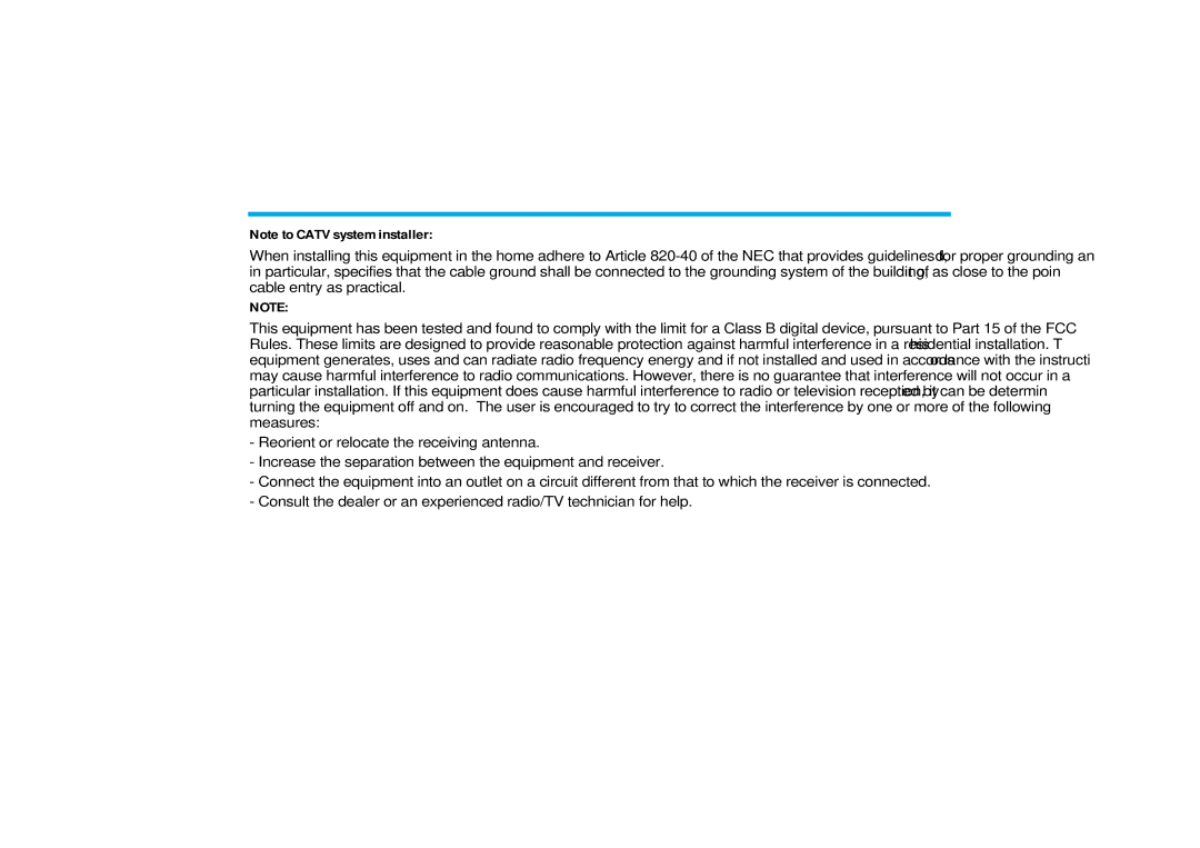 Audiovox AVP-8200 operating instructions 