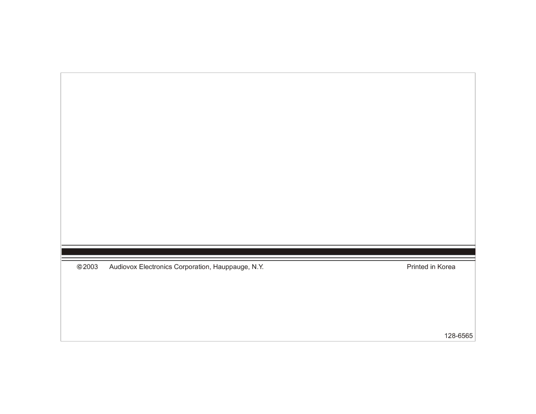 Audiovox AXT-1200 owner manual 