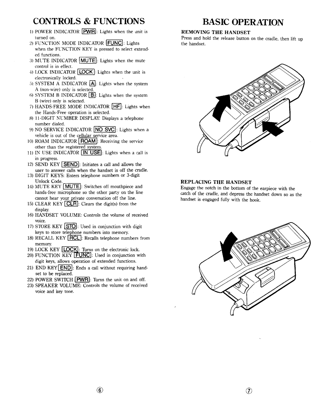 Audiovox BC-20 manual 