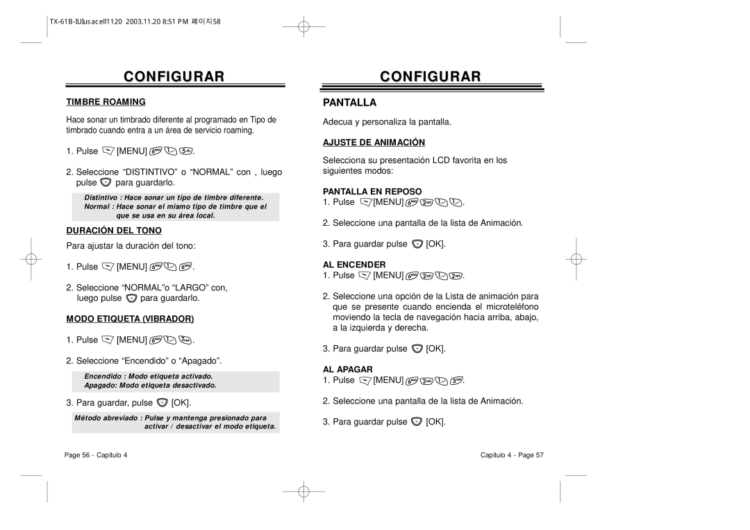 Audiovox CDM 8400 manual Pantalla 