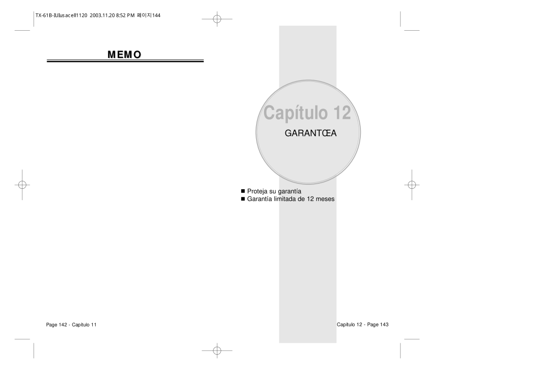 Audiovox CDM 8400 manual Proteja su garantía Garantía limitada de 12 meses 