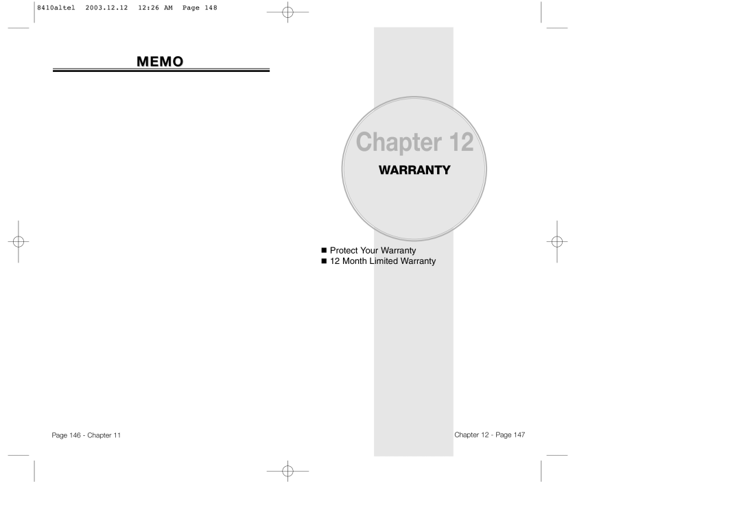 Audiovox CDM 8410 owner manual Protect Your Warranty Month Limited Warranty 